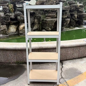 Capacity 265kg/Layer <b>Adjustable</b> Heavy Duty Boltless Metal Anti-Rust Warehouse Storage Shelving Stacking Racks Carton Garage - Product Image 2
