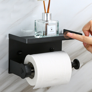 <span class=keywords><strong>Porte</strong></span>-papier toilette <span class=keywords><strong>mural</strong></span> en acier inoxydable standard, sans perçage, étanche, avec effet amortissant - Product Image 4