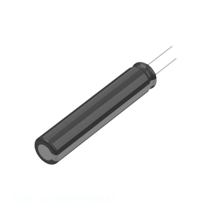Condensateur canal fabricant 33 µF traversant, en aluminium, 33 µF 20% 400V RADIAL TH 400CXW33MEFR8X45 - Product Image 1