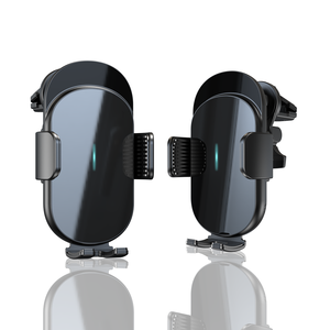Support de chargeur de voiture sans fil avec double moteur et emplacement automatique pour la position de charge pour iPhone, téléphones pliables <span class=keywords><strong>Samsung</strong></span> - Product Image 1