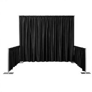 Kits de draperies de plafond en aluminium réglables à prix avantageux avec couleur/logo/taille personnalisés pour exposition - Marque TFR - Product Image 1