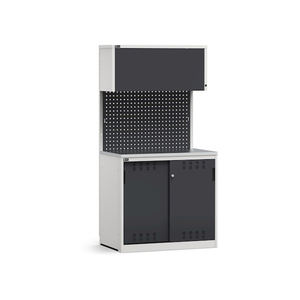 Meuble modulaire Fami GARAGE020 avec armoire à peinture et plateau en acier, 1020mm - Product Image 1