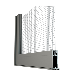Porte moustiquaire coulissante double rail en maille diamantée série Premium Astral Ultra 128 en acier inoxydable 304 pour la ventilation domestique - Product Image 6