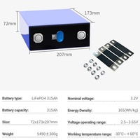 Pabrik Italia Menjual Baterai LiFePO4 280ah 315ah 3.2v Baterai E-Bike Penyimpanan Energi Baterai Lithium Ion Lifepo4