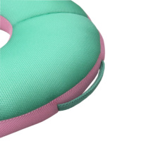 Coussin flottant 3D en maille pour piscine, coussin flottant rond pour la piscine, bouée gonflable pour la plage et la piscine