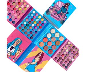 Paleta <span class=keywords><strong>de</strong></span> sombra <span class=keywords><strong>de</strong></span> ojos ella Uosmetics 4 Page arol Palette ONG asting High Pigment sombra <span class=keywords><strong>de</strong></span> ojos - Product Image 4
