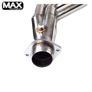 Testa di scarico tubo di scarico Downpipe auto Turbo collettore in acciaio inox per Ford 11-16 Mustang GT produttore argento MAX STANDARD - Product Image 2