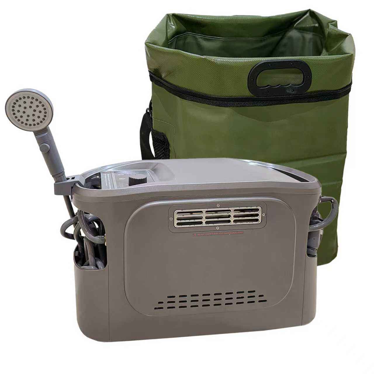 ORANGLES Portable Camping Shower Gas Water Heater for Outdoor Travel Hiking Fishing Pet Washing RV Household Car for Camping Shower - angled perspective - presenting advantages - Image 4 of 5 | fits any environment | Purchase Portable Camping Shower Gas Water Heater for Outdoor Travel Hiking Fishing Pet Washing RV Household Car for Camping Shower Michigan | Free Shipping ORANGLES