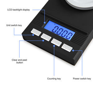 Changxie kustom 10g 20g 50g 100g berat 0.001g kualitas terbaik berat Gram saku Digital berlian emas perhiasan timbangan berat - Product Image 3