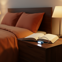 Lámpara LED con Clip de la Marca SUNING, con Cuello Flexible y Clip para Leer Libros o Usar Junto a la Cama