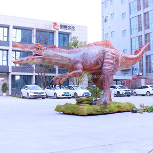 Op maat gemaakte Cretacische periode levensgrote 6 meter hyperrealistische animatronische dinosaurus-irritator voor Dino Park - Product Image 1