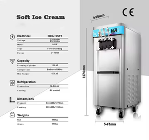 Macchina per Gelato Automatica con Pulizia One-Click, Modello Commerciale di Grande Capacità, Essenziale per Negozi di Tè |   Risparmio di tempo - Product Image 3