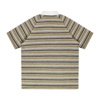 TKAN637 Oem 280GSM Fabricants de vêtements chinois en coton de haute qualité pour hommes T-shirt rayé à rayures classiques Col rond rayé