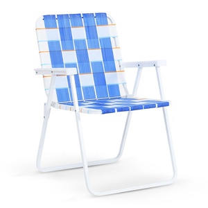 Aangepaste Outdoor Staal Draagbare Lichtgewicht Opvouwbare Web Strand Stoel - Product Image 4