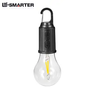 Lightweight Bulb Portable Hanging Fishing Outdoor Rechargeable Cob Camping Flood Light Retro Led Lantern