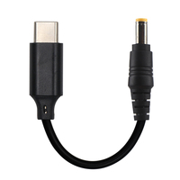 Câble de charge rapide PD Type-C vers DC 5,5x2,5 mm 5V-20V 5A pour ordinateur et Android avec blindage en cuivre pur et tressé