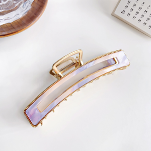 <span class=keywords><strong>RARA</strong></span> Pinces à cheveux en plastique PC de 13 cm, couleur gelée, carrées, pinces à cheveux de haute qualité, mode pour femmes, retour à l'école - Product Image 5