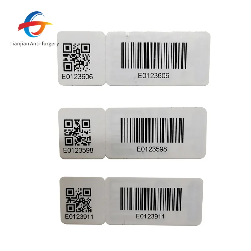 RFID Stickers Writable Printable Paper Frequency 840~960 MHz NFC ImpinJ R6-P Tag Barcode For Supermarket Retail Warehouse
