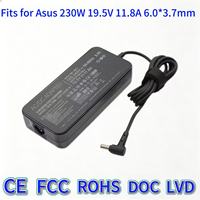 Adaptateur secteur écologique 230W 19.5V 11.8A Type-C 6.0 3.7mm à coins arrondis pour ASUS ROG GX501 GM501GS GL704GM GX502GV