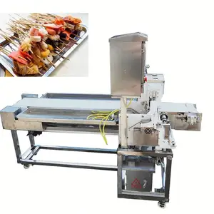 Flache Maschine Spieß Kebab Maschine Edelstahl Spieße Shish Kebab Spieß Döner Maschine