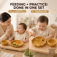 Ensemble de vaisselle en silicone pour bébé, assiette, bol, cuillère, vaisselle de qualité alimentaire, sans BPA, avec ventouse, pour les repas des nourrissons