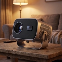 Projecteur A10 de qualité supérieure 720P 200ANSI LM Correction trapézoïdale verticale et horizontale Haut-parleur 5W Projecteur de cinéma maison intelligent