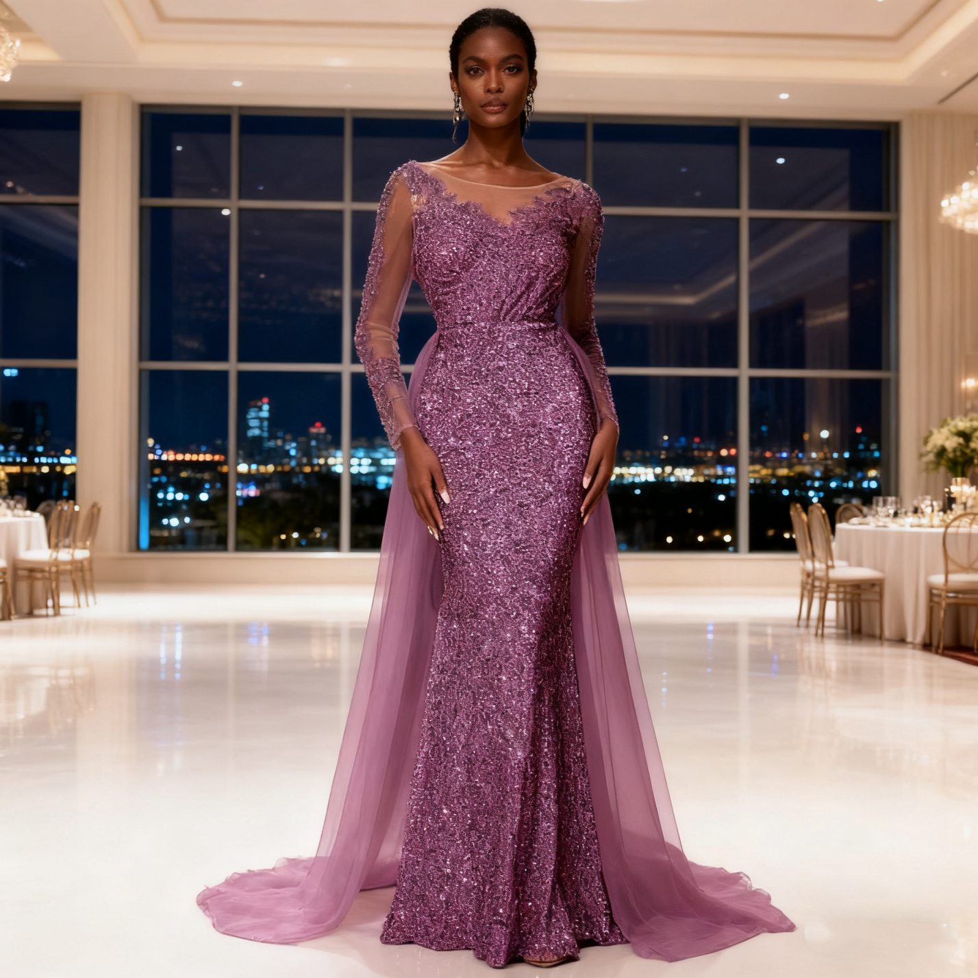 Elegant Styles for Business Buyers: Premium petals prom dress Collection