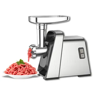 ENZO Factory Sales Stainless Steel Electric Meat Grinder sausage filling Machine Home Use Meat Mincer for Kitchen Appliances