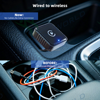 Adaptateur sans fil CarPlay 2-en-1 |   Adaptateur sans fil Android Auto pour voiture | Appareil Carplay pour voiture Connexion rapide et stable
