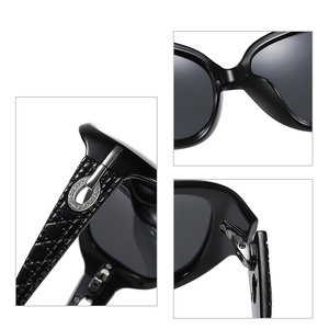 <span class=keywords><strong>BOOM</strong></span> Lunettes de soleil rondes pour femmes avec verres TAC polarisés et cadre PC Style Big Frame - Product Image 4