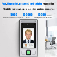 Lecteur d'empreintes digitales QR dynamique biométrique temps de présence dispositif de reconnaissance faciale et instrument avec API Web