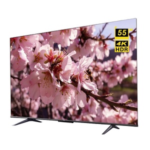 OEM ODM ทีวีกระจกนิรภัยขนาด 55 นิ้ว ทีวีไร้ขอบ 55 นิ้ว 4K 2K สมาร์ททีวี แอนดรอยด์ ทีวีดิจิตอล - Product Image 1