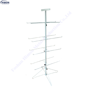 Expositor giratorio de pie personalizado para zapatillas de mujer y <span class=keywords><strong>chanclas</strong></span> con cable para colgar - Product Image 6