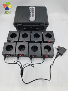 JOS 12 cue 12 canaux 4.2 V batterie rechargeable télécommande sans fil système de tir de feux d'artifice froids pour la fête de mariage - Product Image 3