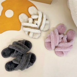 Semelles intérieures en EVA pour chaussures, chaudes et douces, de haute qualité, à semelle épaisse, à bout ouvert, pour femmes, style hiver, vente en gros - Product Image 1