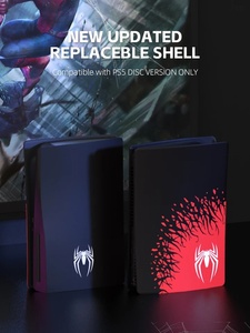Coque ABS de qualité supérieure housse de protection accessoire de remplacement de plaque faciale Spider Man dur pour Console de jeu <span class=keywords><strong>Playstation</strong></span> 5 <span class=keywords><strong>Ps5</strong></span> - Product Image 2