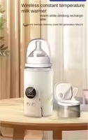 Chauffe-Biberon Portable Sans Fil Rechargeable USB Pour Voyages et Repas de Bébé