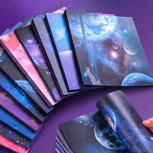 กระดาษพับโอริกามิ 50 แผ่น ลายดอกซากุระ 6 นิ้ว 15 ซม. กระดาษพับโอริกามิสองด้าน พิมพ์ลายหลากหลาย - Product Image 2