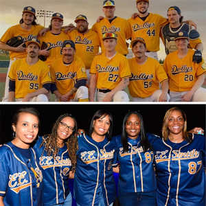 Maillot de softball personnalisé noir et blanc, style classique, authentique, pour l'extérieur - Product Image 5