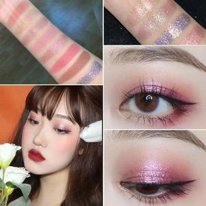 พาเลทอายแชโดว์ 9 สี แบบกดอัด เนื้อแมตต์ เมทัลลิก เมคอัพพิกเมนต์ ชุดแต่งหน้าประกายวิบวับ - Product Image 3