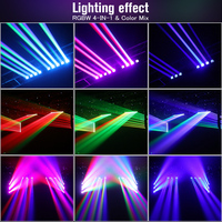 Luz de Cabeza Móvil Betopper Big Dipper L1015 con 10 Ojos LED de 10x15W RGBW 4 en 1 y Efecto de Haz de Colores Mixtos
