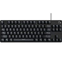 Teclado Mecánico para Juegos Logitech G412 TKL SE con Cable, 87/104 Teclas, Interruptor Táctil T, Retroiluminación LED Blanca, Aluminio 5052 para Esports