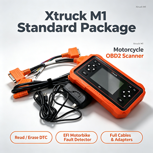 Escáner OBD2 para Motocicletas Xtruck M1, Paquete Estándar, Detector de Fallas EFI, Lectura y Eliminación de DTC - Product Image 1