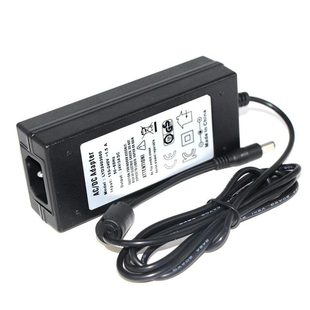 Desktop Power Adapter 24V 12V dc 2Amp 3A 4A 5A AC Power Adapter Charger with DC Jack 5.5*2.1mm 5.5*2.5mm