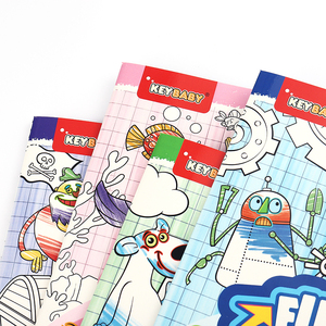 Keybaby สมุดระบายสีเพื่อการศึกษาของเด็กรูปใบหน้าเปลี่ยนแปลงได้ดีไซน์ใหม่พร้อมของเล่นวาดรูป - Product Image 6