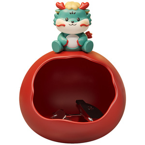 Adorno Decorativo Xiao Qinglong para la Entrada, Porta Llaves, Regalo de Año Nuevo para la Sala de Estar, Regalo de Inauguración, Regalo de Ceremonia de Apertura - Product Image 5
