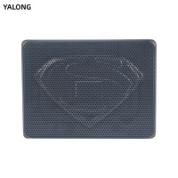 Subwoofer de voiture actif 6x9 pouces à installer sous le siège, avec égaliseur 31 bandes, haut-parleur de basses mince en alliage d'aluminium, pour mise à niveau audio automobile, bobine simple