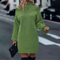 Hochwertiger Damen-Pullover mit Langen Ärmeln, Locker Geschnitten, Weich Gestrickt, Knitterfrei, Einfarbig, Warm für den Winter, Neue Herbstkollektion