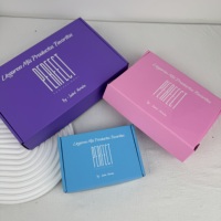 Boîte d'expédition ondulée de luxe personnalisée de haute qualité 2mm Carton maître en carton réutilisable UV pour chaussettes de sérum de soins de la peau