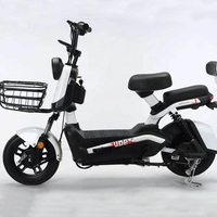 Vélo électrique de ville à moteur sans balais 48V 350W à bas prix, batterie au plomb-acide 12Ah, cadre robuste, longue autonomie, vélo électrique pour adultes